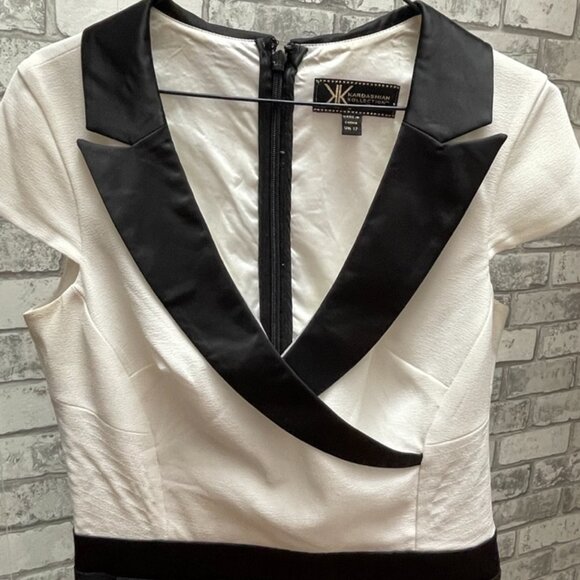 Tuxedo inspired jumpsuit from the Kardashian Kollection For Lipsy - Picture 4 of 10